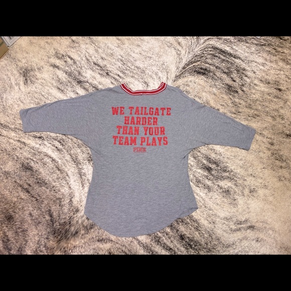 Nebraska HUSKERS Bling Women’s VS PINK Shirt, M - Picture 4 of 5